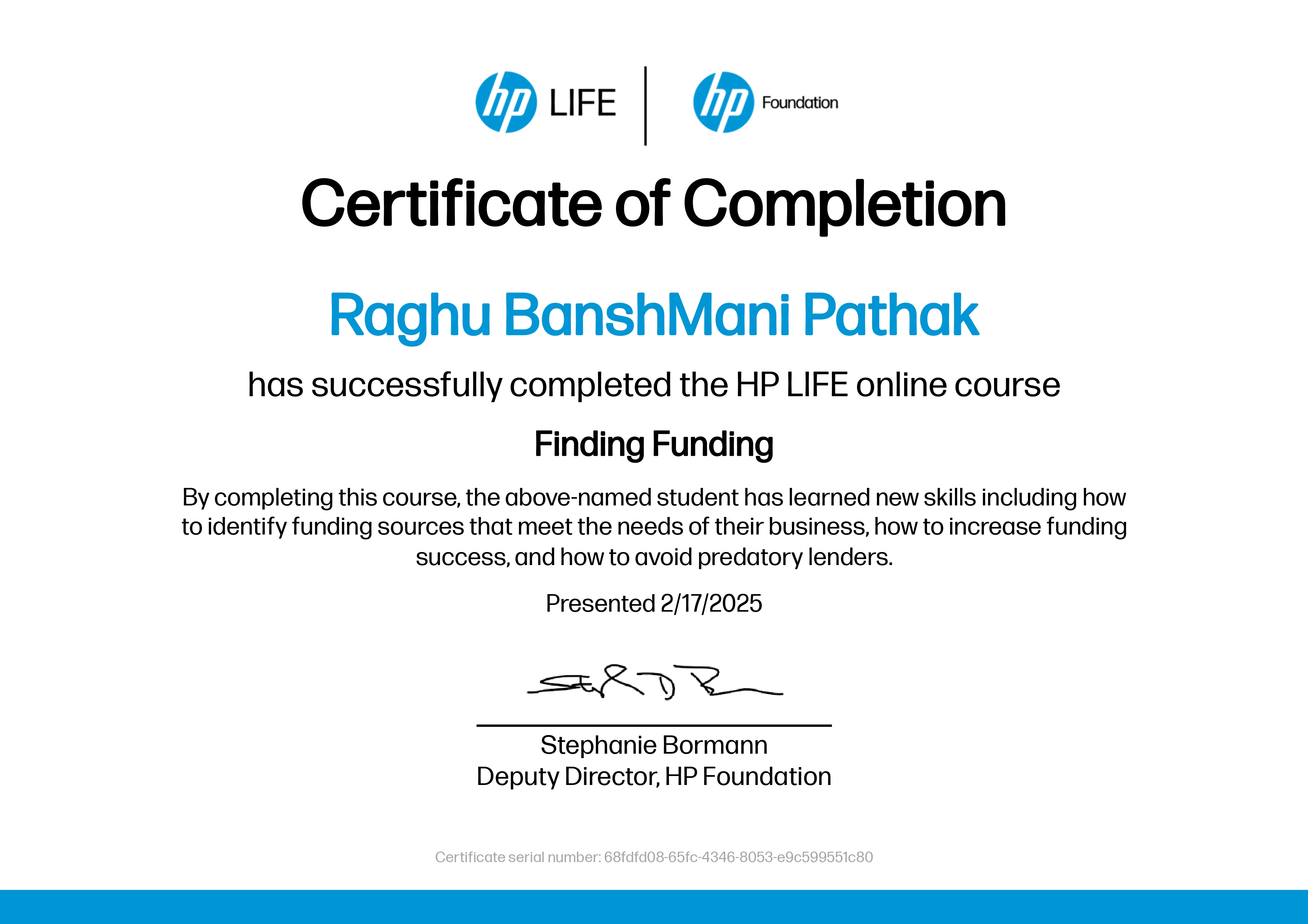 Certificate 5