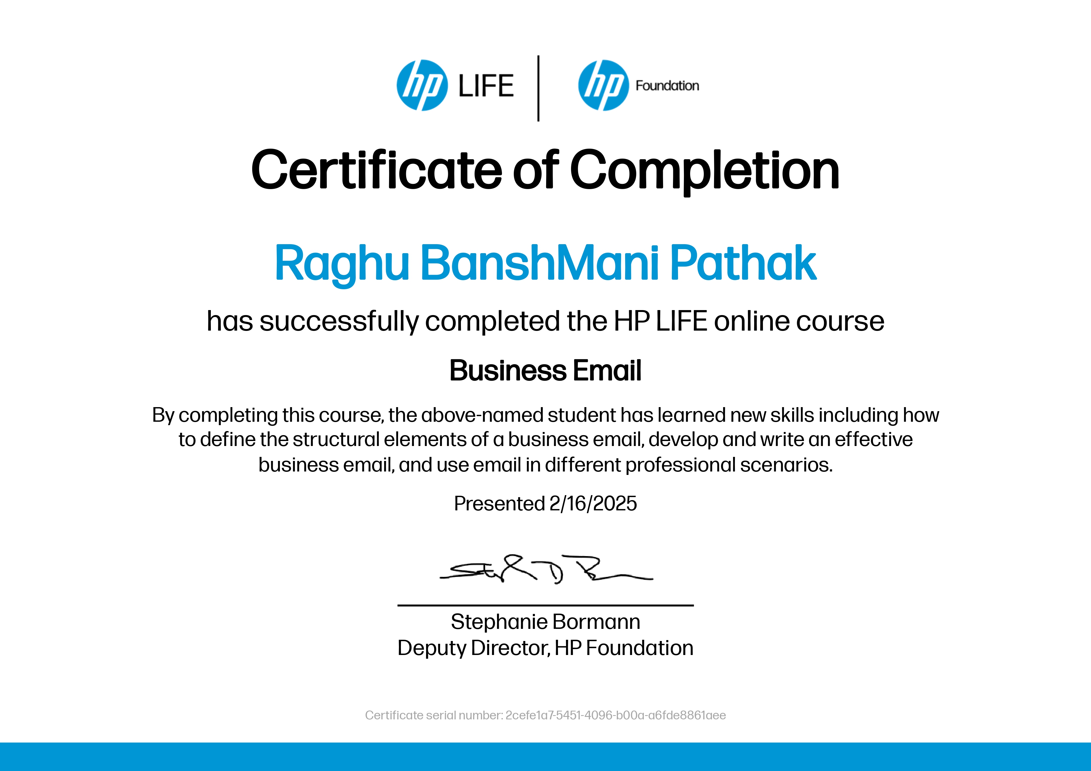 Certificate 6