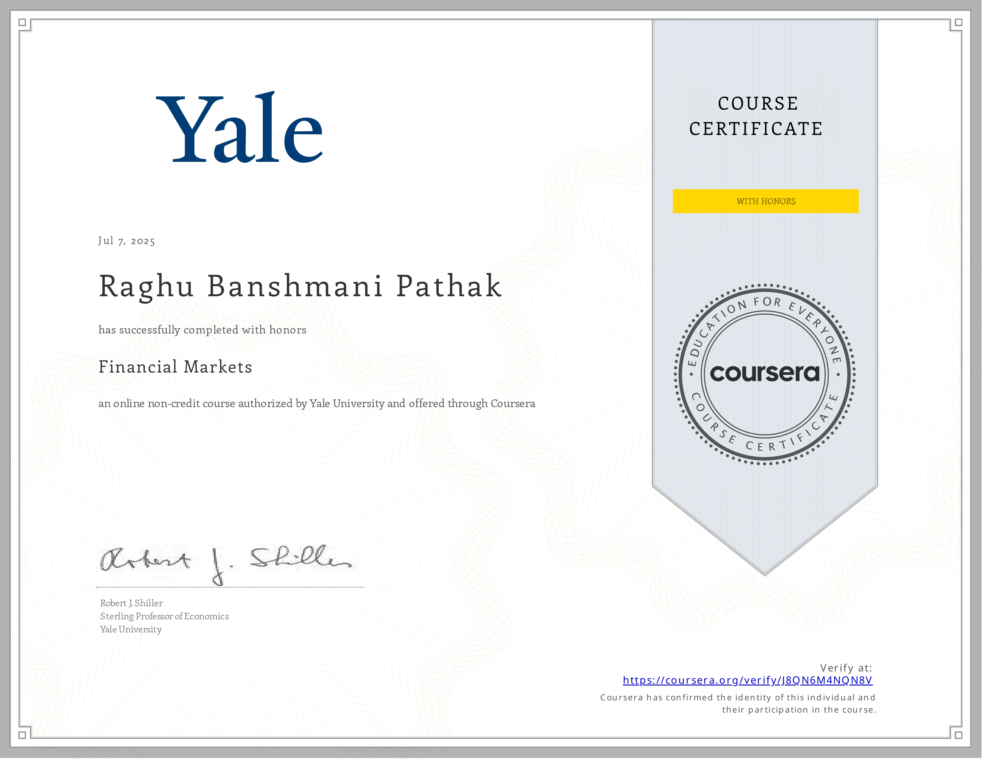 Certificate 1